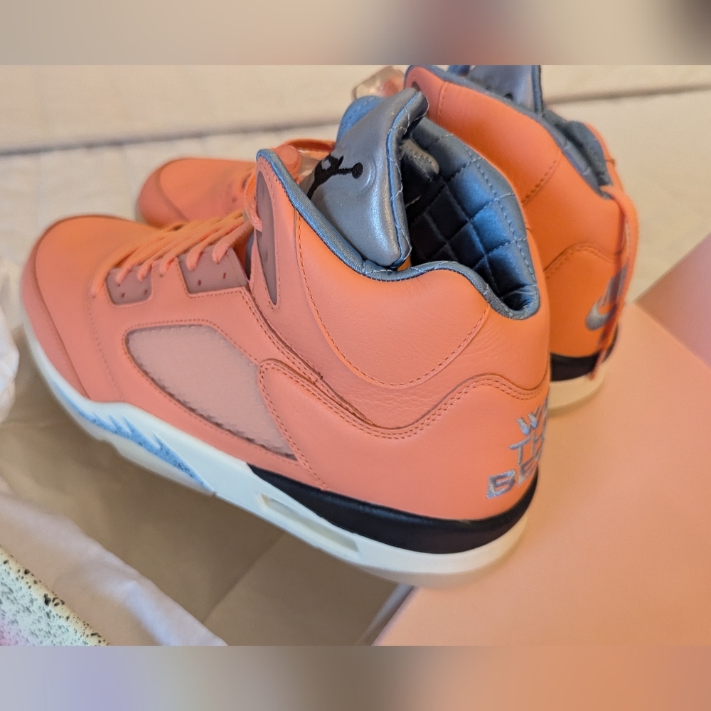 DV4982-641 Nike Air Jordan 5 Retro DJ Khaled We The Best Crimson Bliss (Men's) - Picture 11 of 16